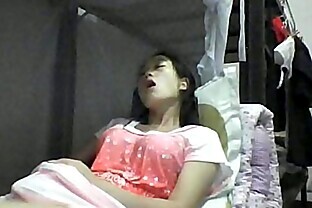 Asian Girl Bedroom Hidden Camera Masturbation